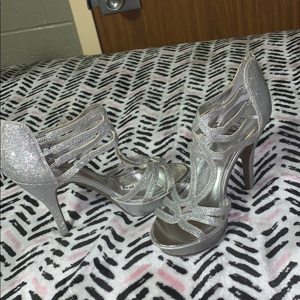 Sparkly High Heels- Worn